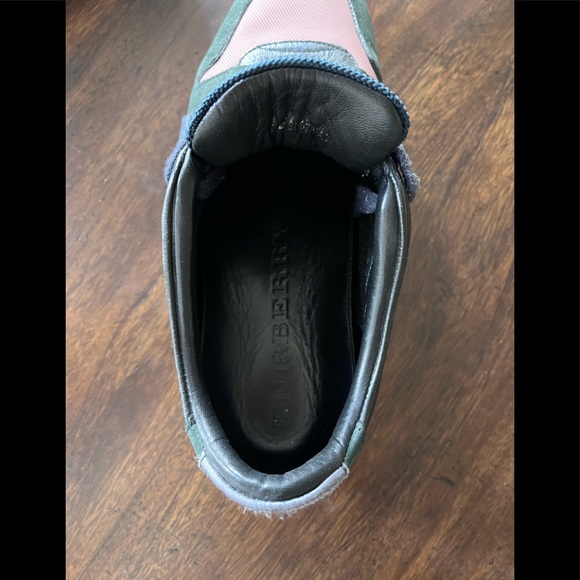 Burberry Nylon & Suede Sneaker - Picture 4 of 6